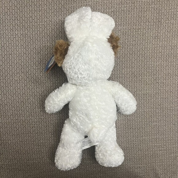 Disney Parks Hidden Mickey Pre-Duffy 13" White Plush Bear Easter Holiday 2003 - Picture 5 of 7